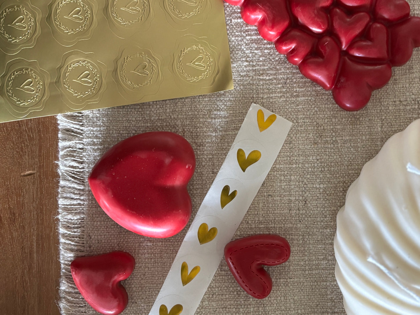 Valentine's Heart shaped wax melt (80g/η μια)