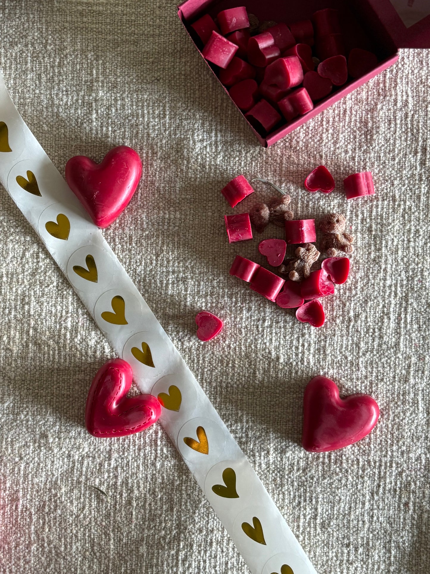 Valentine's Heart shaped wax melts (120g)