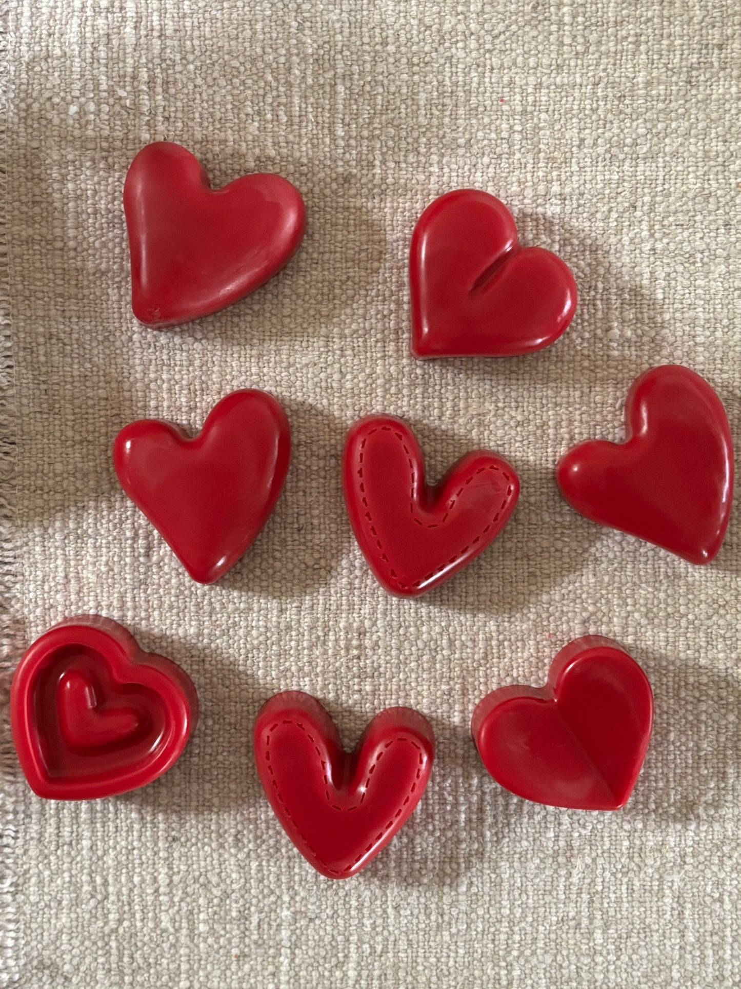 Valentine's Heart shaped wax melts (120g)