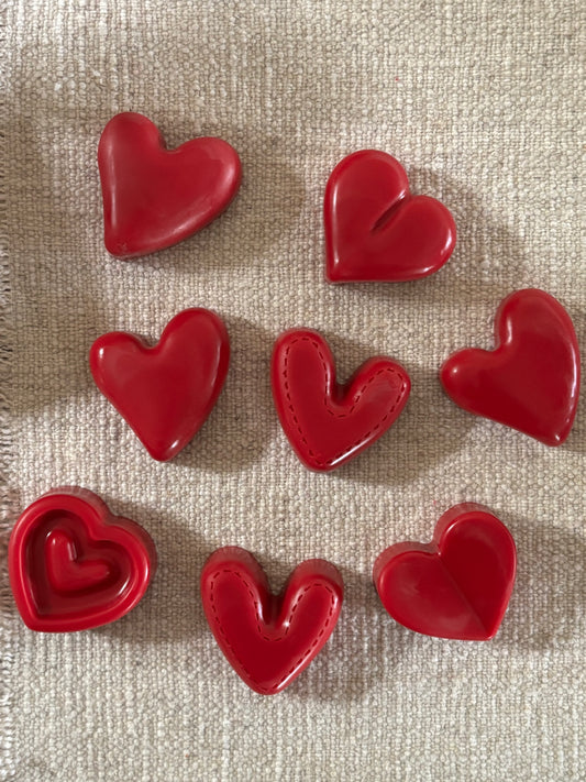 Valentine's Heart shaped wax melts (120g)