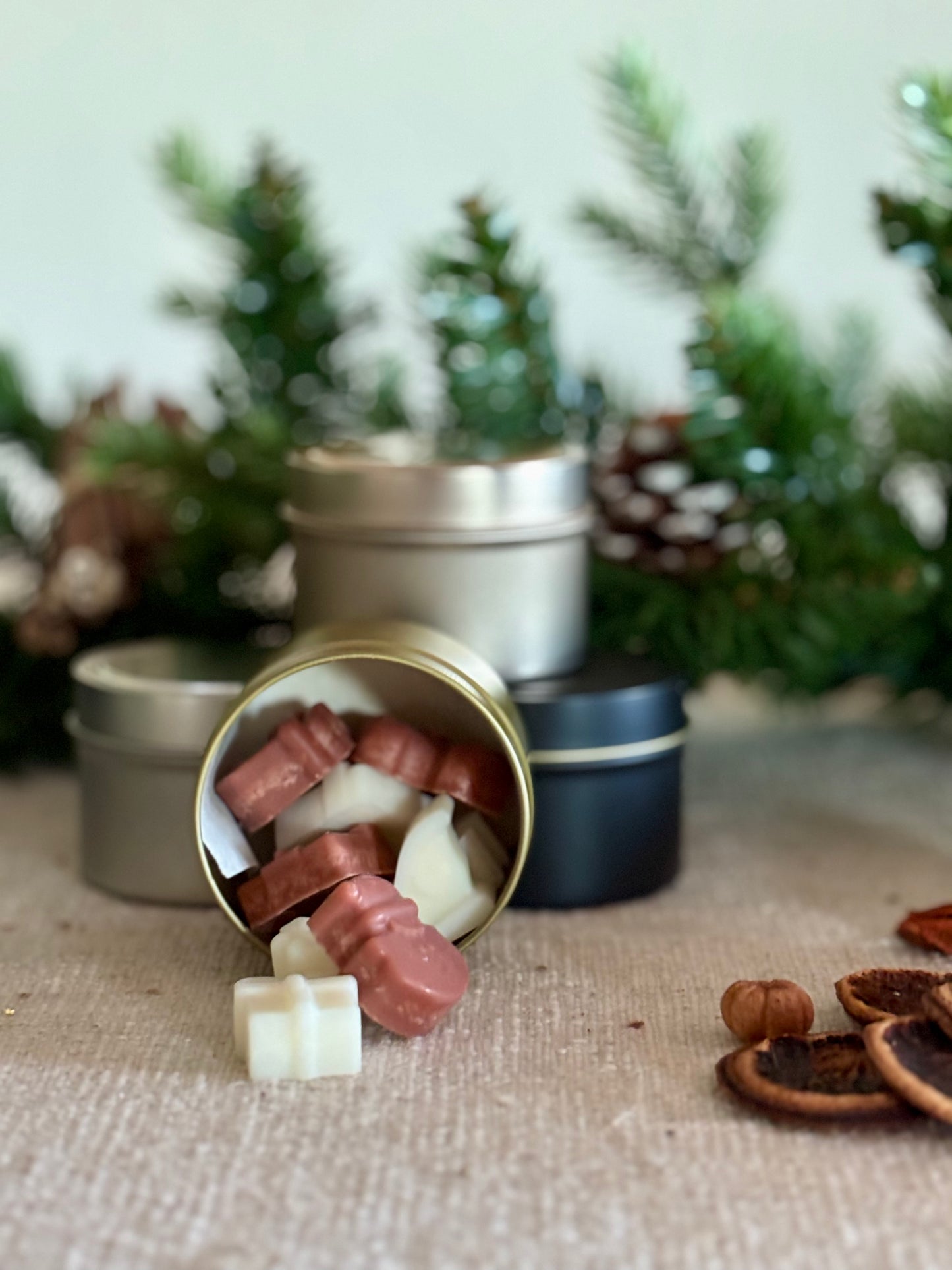 *Limited* Scent-sational Box (Wax Melts in various fragrances in black/gold/silver/rose gold metal box 51g) 🧑🏼‍🎄